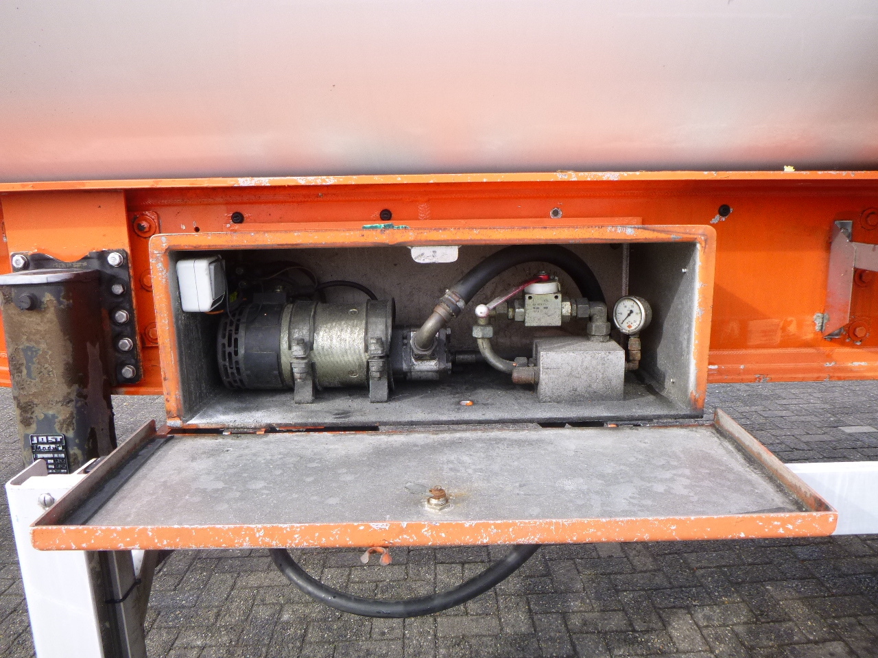 Semi-reboque cisterna para transporte de farinha Feldbinder Powder tank alu 63 m3 / 1 comp: foto 6