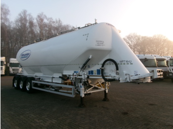 Semi-reboque cisterna para transporte de farinha Feldbinder Powder tank alu alu 49 m3 / 1 comp: foto 2