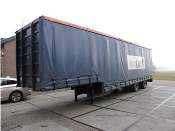 Semi-reboque baixa para transporte de máquinas pesadas Flandria OP 2/32T bladgeveerd: foto 1