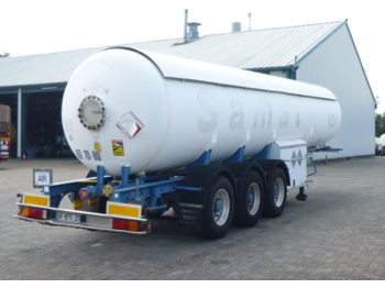Semi-reboque cisterna para transporte de gás Guhur Low-pressure gas tank steel 31.5 m3 / 10 bar (methyl chloride): foto 3