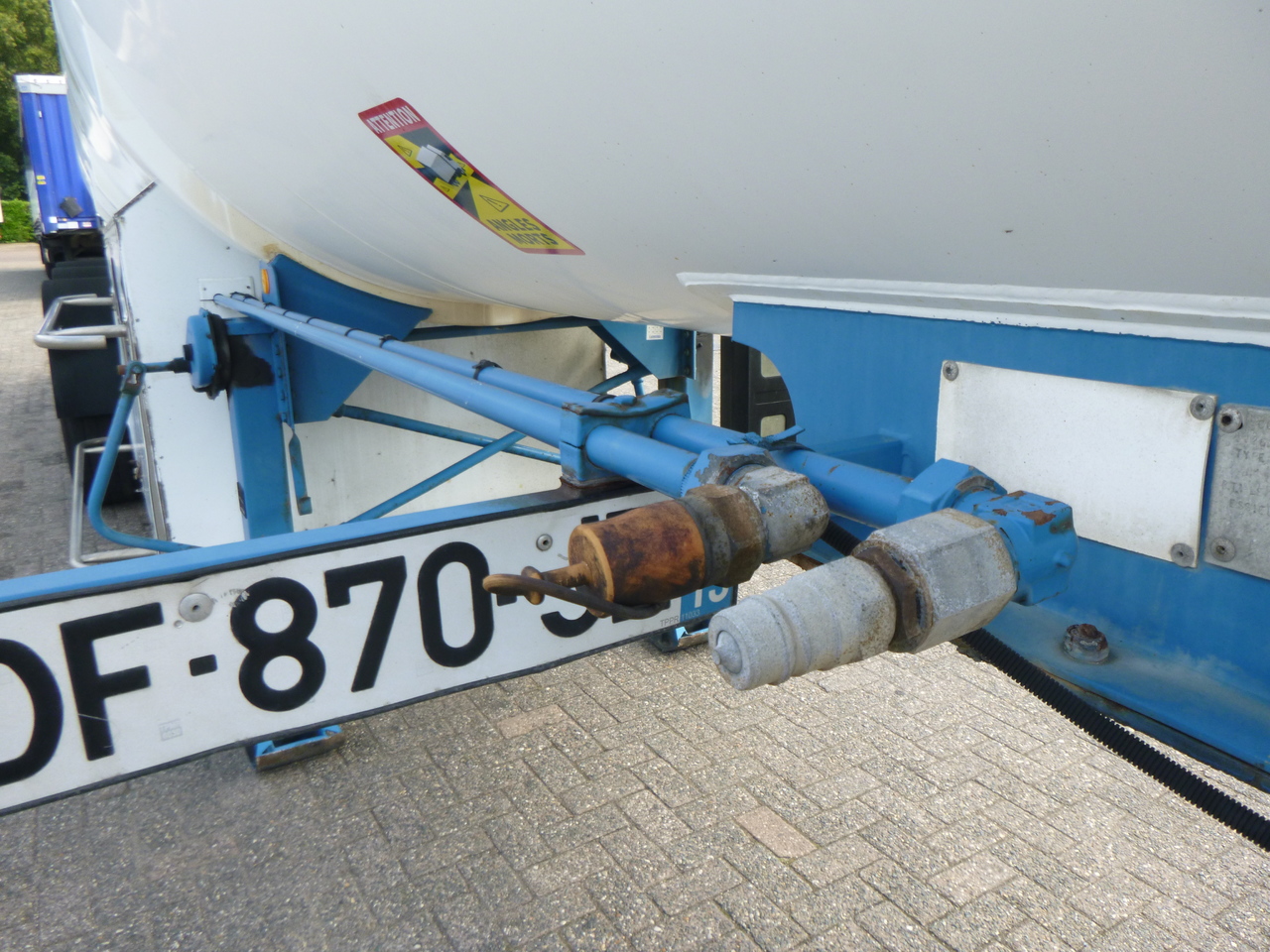 Semi-reboque cisterna para transporte de gás Guhur Low-pressure gas tank steel 31.5 m3 / 10 bar (methyl chloride): foto 15