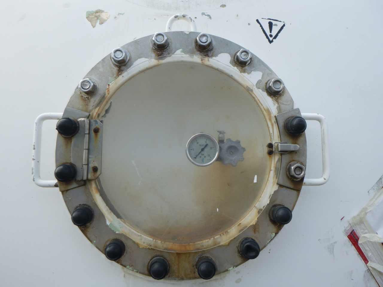 Semi-reboque cisterna para transporte de gás Guhur Low-pressure gas tank steel 31.5 m3 / 10 bar (methyl chloride): foto 12