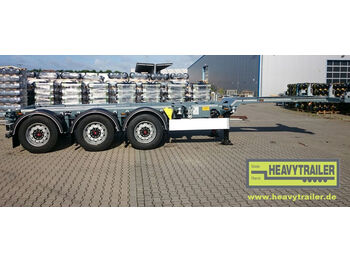 Semi-reboque transportador de contêineres/ Caixa móvel novo HeavyTrailer 3-Achs-Multi-Containerchassis: foto 2