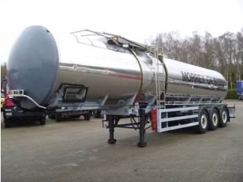 Semi-reboque cisterna para transporte de combustível Heavy oil tank inox 28.2 m3 / 1 comp: foto 1