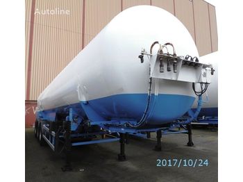 Semi-reboque cisterna para transporte de gás KLAESER GAS, Cryogenic, Oxygen, Argon, Nitrogen: foto 1