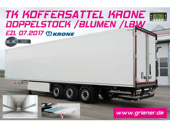 Krone SD 27/DOPPELSTOCK /BLUMEN LBW 2000 kg SLXi 300  - Semi-reboque frigorífico: foto 1