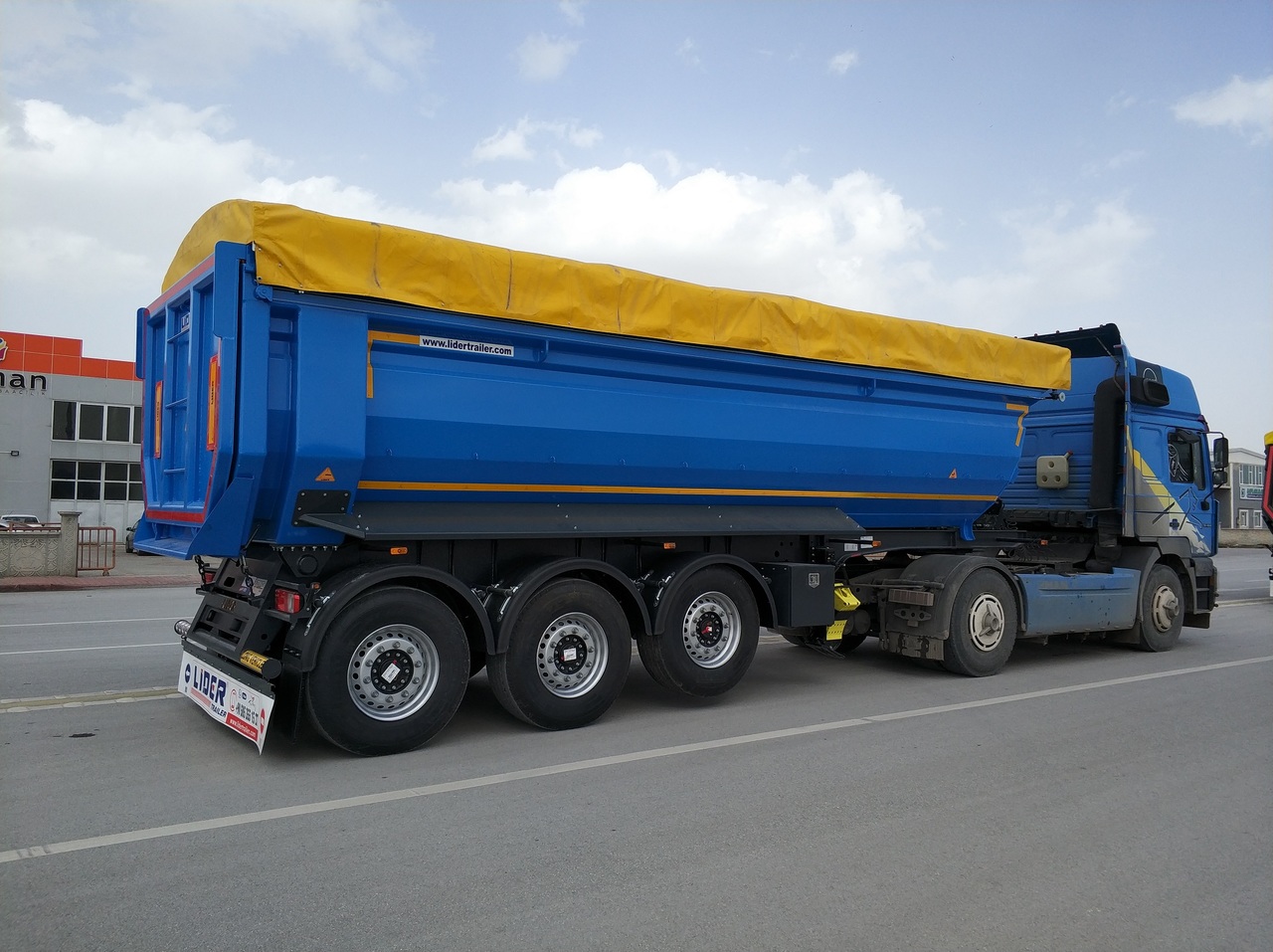 Semi-reboque basculante novo LIDER LIDER NEW 2024 Year DUMPER SEMI TRAILER  READY IN STOCKS: foto 15