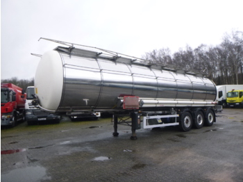 Semi-reboque cisterna para transporte de produtos químicos L.A.G. Chemical tank inox 37.5 m3 / 1 comp: foto 1