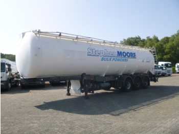 Semi-reboque cisterna para transporte de farinha L.A.G. Powder tank alu 58.5 m3 / 1 comp + compressor: foto 1