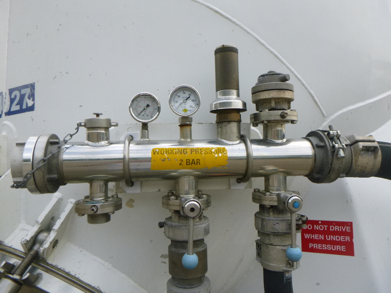 Semi-reboque cisterna para transporte de farinha L.A.G. Powder tank alu 58 m3 (tipping): foto 7