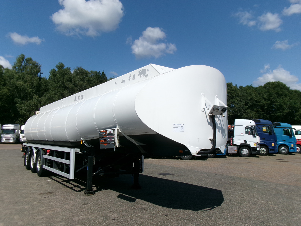 Semi-reboque cisterna para transporte de combustível Lakeland Fuel tank alu 42.8 m3 / 6 comp + pump: foto 2