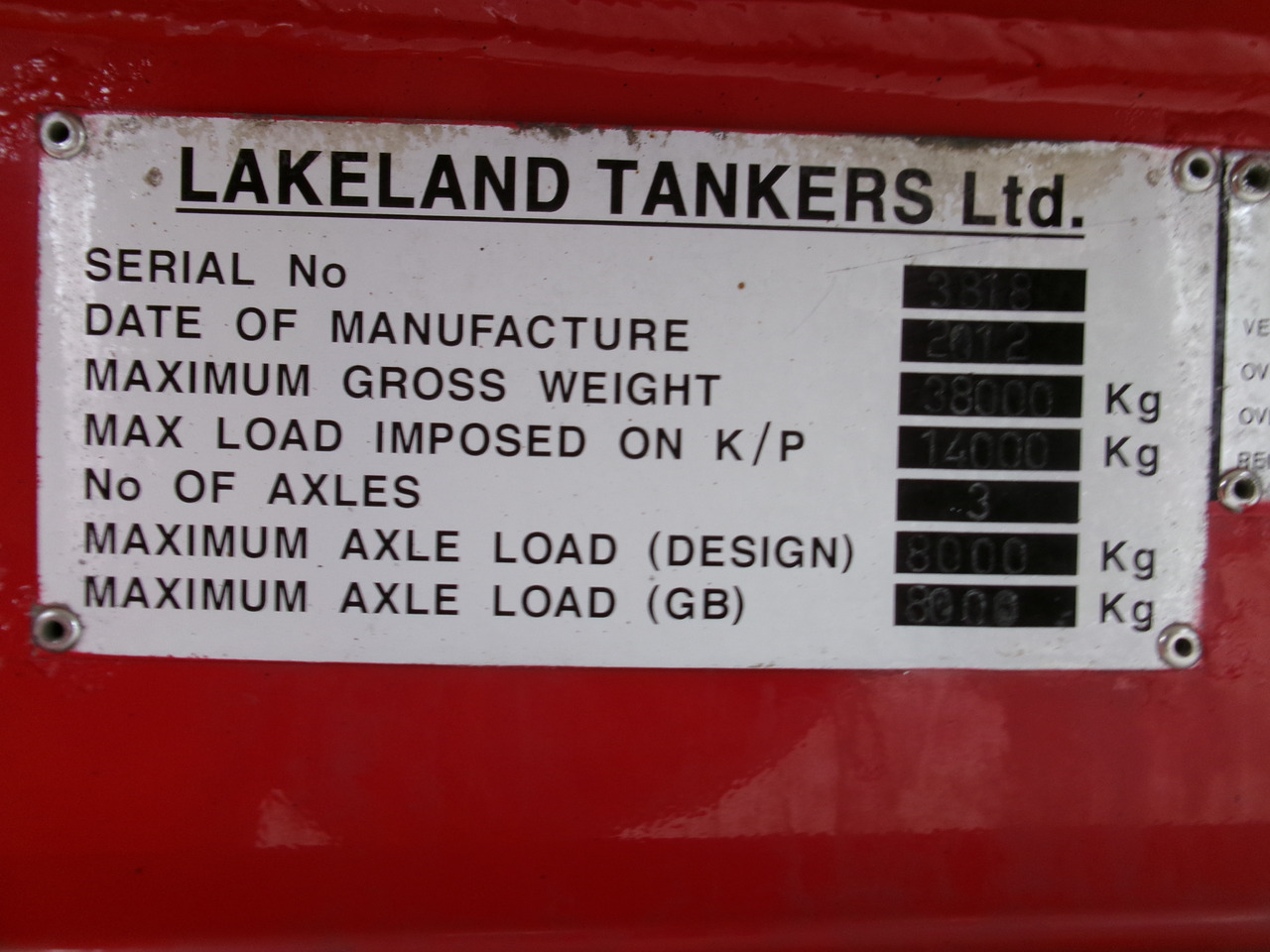 Semi-reboque cisterna para transporte de combustível Lakeland Fuel tank alu 42.8 m3 / 6 comp + pump: foto 23