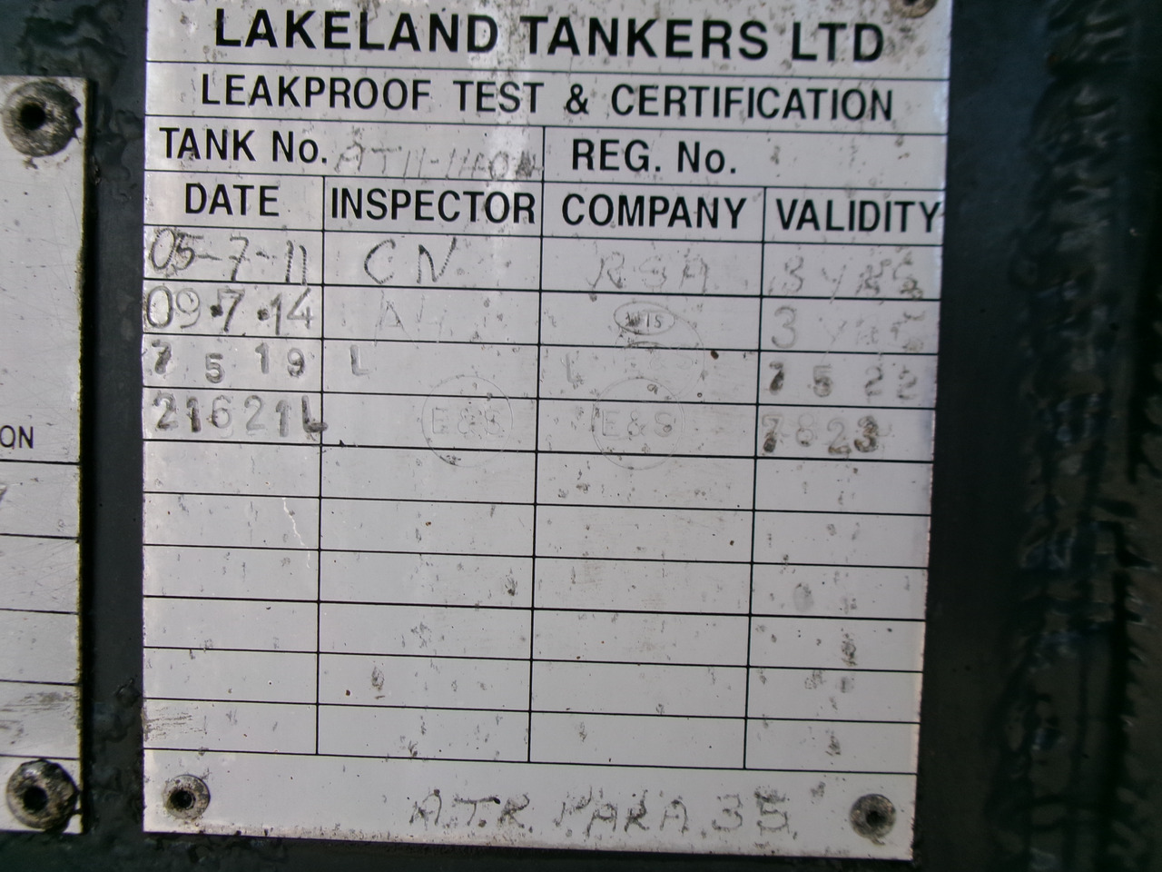 Semi-reboque cisterna para transporte de combustível Lakeland Fuel tank alu 42.8 m3 / 6 comp + pump: foto 31