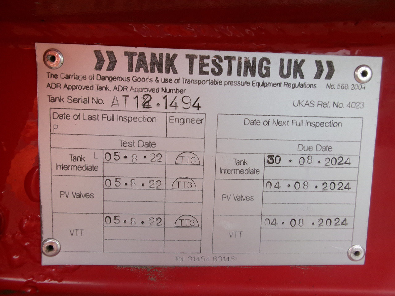Semi-reboque cisterna para transporte de combustível Lakeland Fuel tank alu 42.8 m3 / 6 comp + pump: foto 20