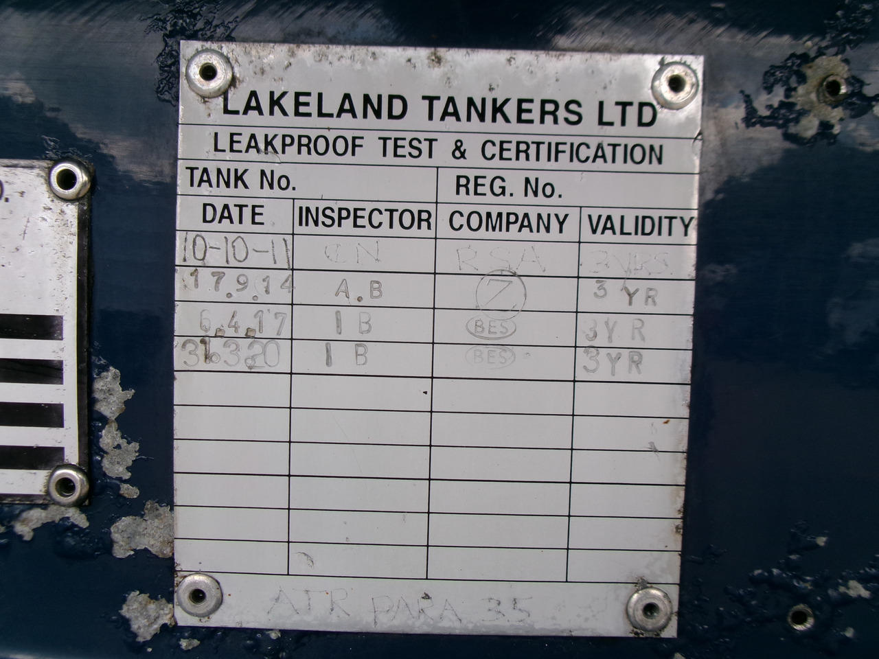 Semi-reboque cisterna para transporte de combustível Lakeland Fuel tank alu 42.8 m3 / 6 comp + pump: foto 32