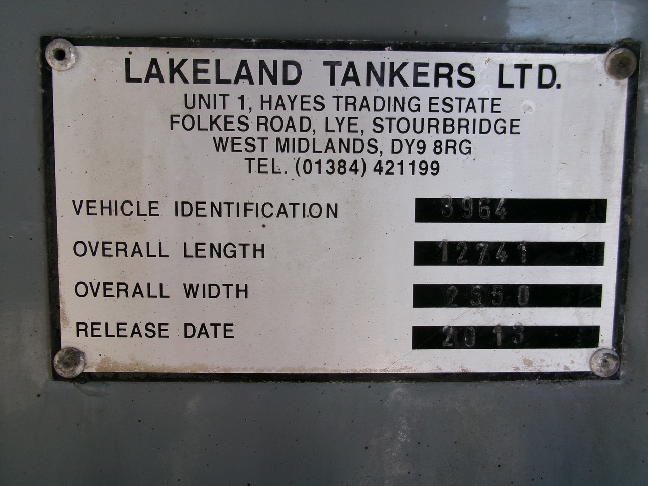 Locação financeira de Lakeland Tankers Fuel tank alu 42.8 m3 / 6 comp + pump Lakeland Tankers Fuel tank alu 42.8 m3 / 6 comp + pump: foto 34