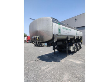 Semi-reboque cisterna para transporte de leite Mafa schwarte jansky with counters- 3 axles - stainless steel-29000L: foto 1