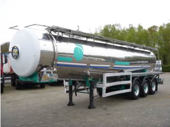 Semi-reboque cisterna para transporte de produtos químicos Magyar Chemical tank inox 28 m3 / 1 comp: foto 1