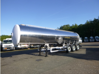 Semi-reboque cisterna para transporte de alimentos Magyar Food tank inox 30 m3 / 1 comp: foto 1