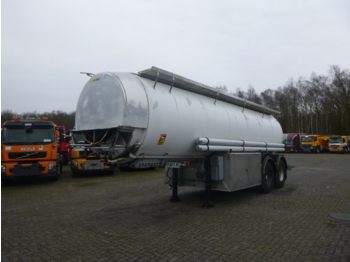 Semi-reboque cisterna para transporte de combustível Magyar Oil tank inox 20 m3 / 11 comp + pump/counter: foto 1