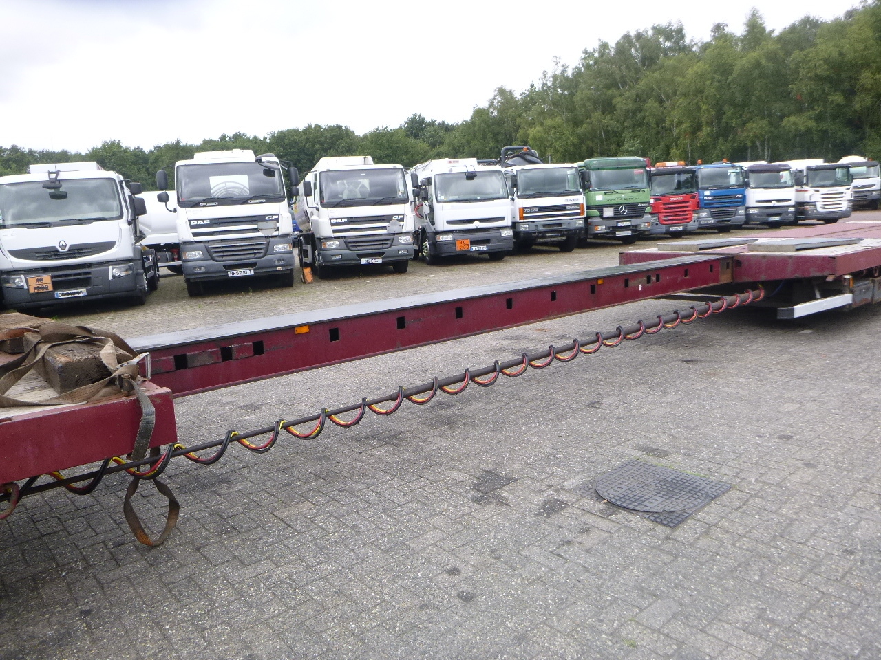 Semi-reboque baixa Nooteboom 3-axle semi-lowbed trailer extendable 14.5 m + ramps: foto 9