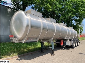 Semi-reboque cisterna Panissars Chemie RVS tank, 31.720 liter, 4 compartments: foto 1