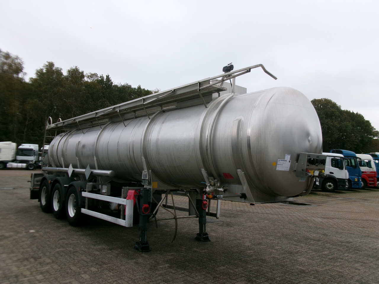 Semi-reboque cisterna para transporte de produtos químicos Parcisa Chemical tank inox L4BH 21.2 m3 / 1 comp / ADR 16/12/24: foto 2