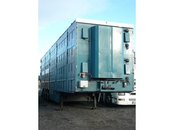 Semi-reboque furgão para transporte de animais Pezzaioli 4 Stock SBA 63  TYP 2 TOP ZUSTAND: foto 1