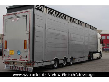 Semi-reboque transporte de gado novo Pezzaioli SBA31-SR  3 Stock "Neu" Vermietung: foto 1