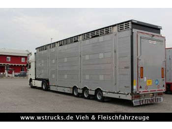 Semi-reboque transporte de gado Pezzaioli SBA31-SR  3 Stock  Vermietung: foto 1