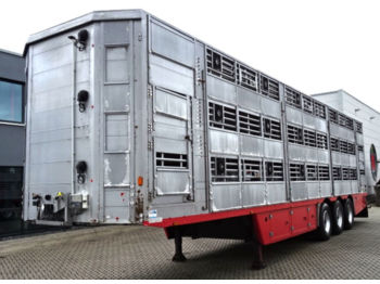 Semi-reboque transporte de gado Pezzaioli SBA63 U/ 3 Achsen / LIFTACHSE/Hubdach: foto 1