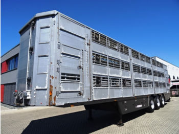 Semi-reboque transporte de gado Pezzaioli SBA63 U/ 3 Stock !!! / LIFTACHSE/Hubdach: foto 1