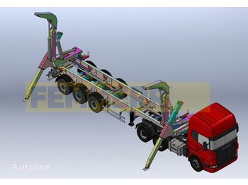 Semi-reboque transportador de contêineres/ Caixa móvel para transporte de contêineres novo STU 20FT & 30FT SIDE LIFTER: foto 1