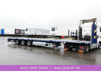Semi-reboque baixa HRD MEGA PLATEAU TIEFLADER 960 mm AZB LENKACHSE