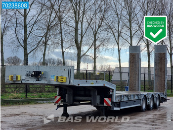 Humbaur 3 axles TÜV 06-24 Verbreiterbar Liftachse Hartholz-Boden SAF - Semi-reboque baixa