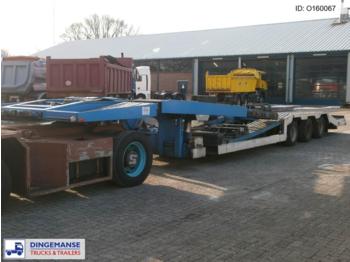 Louault 3-axle truck/machinery transporter trailer - Semi-reboque baixa