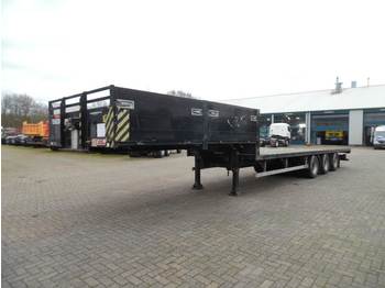 Semi-reboque baixa SDC 3-axle semi-lowbed container trailer 10-20-30 ft
