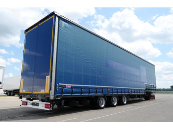 Wecon JUMBO GARDINENSATTEL /MEGA 101m3 /MASCHINENTRANS  - Semi-reboque baixa