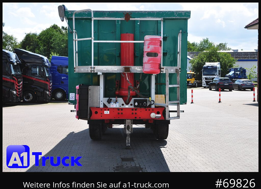 Semi-reboque basculante LANGENDORF SKA 24/30, 34m³  Alu, Liftachse, Alufelgen,