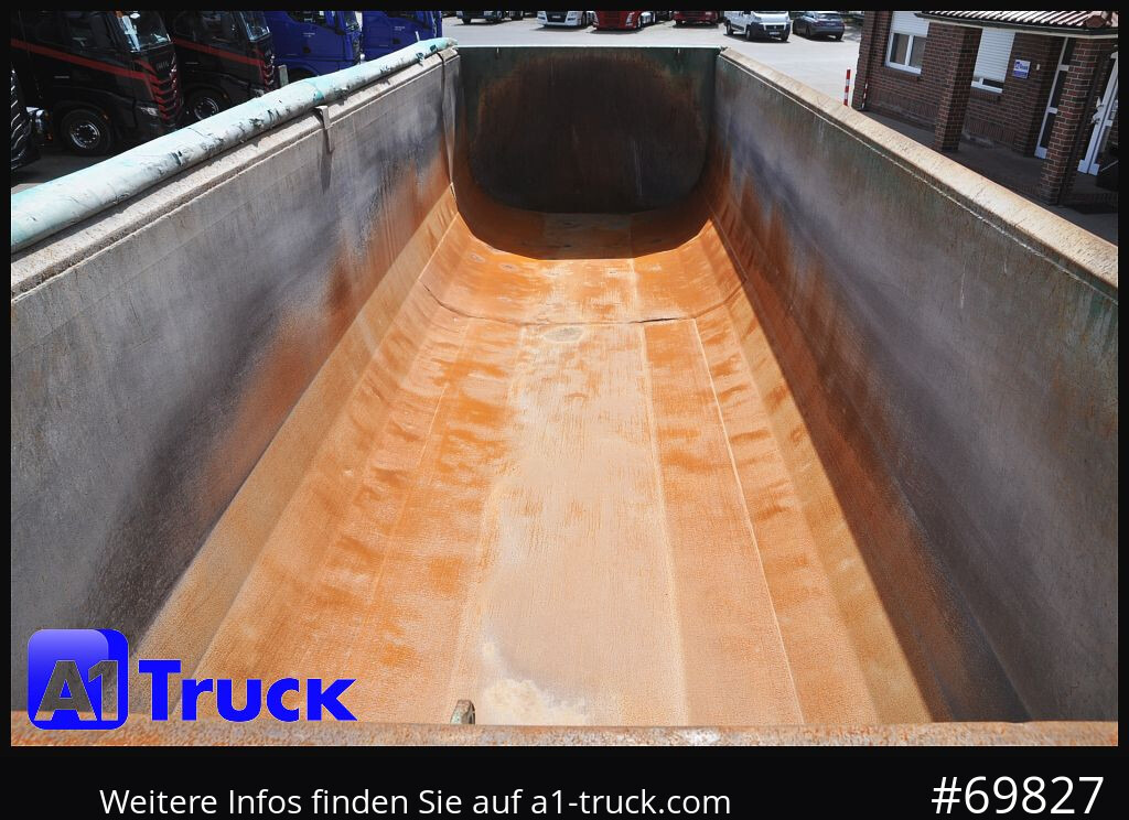 Semi-reboque basculante LANGENDORF SKS-HS 24-30, 26m³ Stahl, Lift Alufelgen,