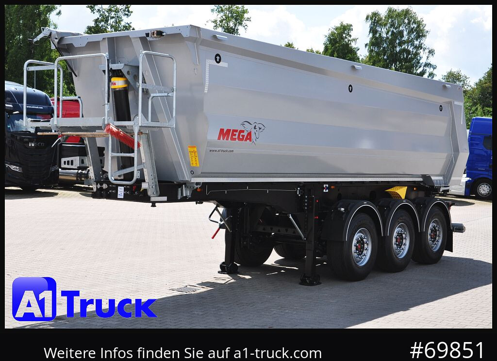 Semi-reboque basculante REISCH Mega  28m³ Lift Stahl  SAF Hardox