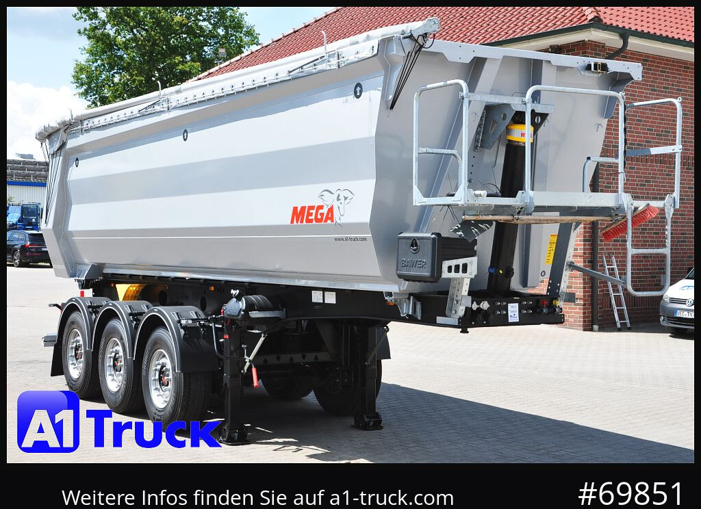 Semi-reboque basculante REISCH Mega  28m³ Lift Stahl  SAF Hardox