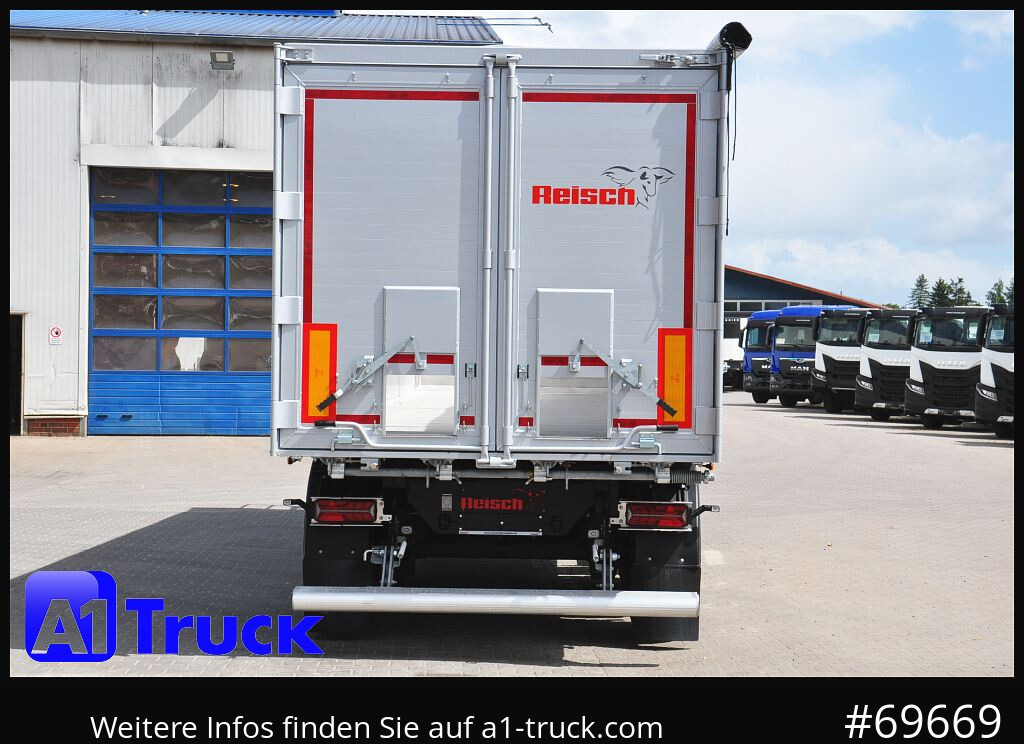 Semi-reboque basculante REISCH RHKS, Alu-Kippmulde 52m³, Miete