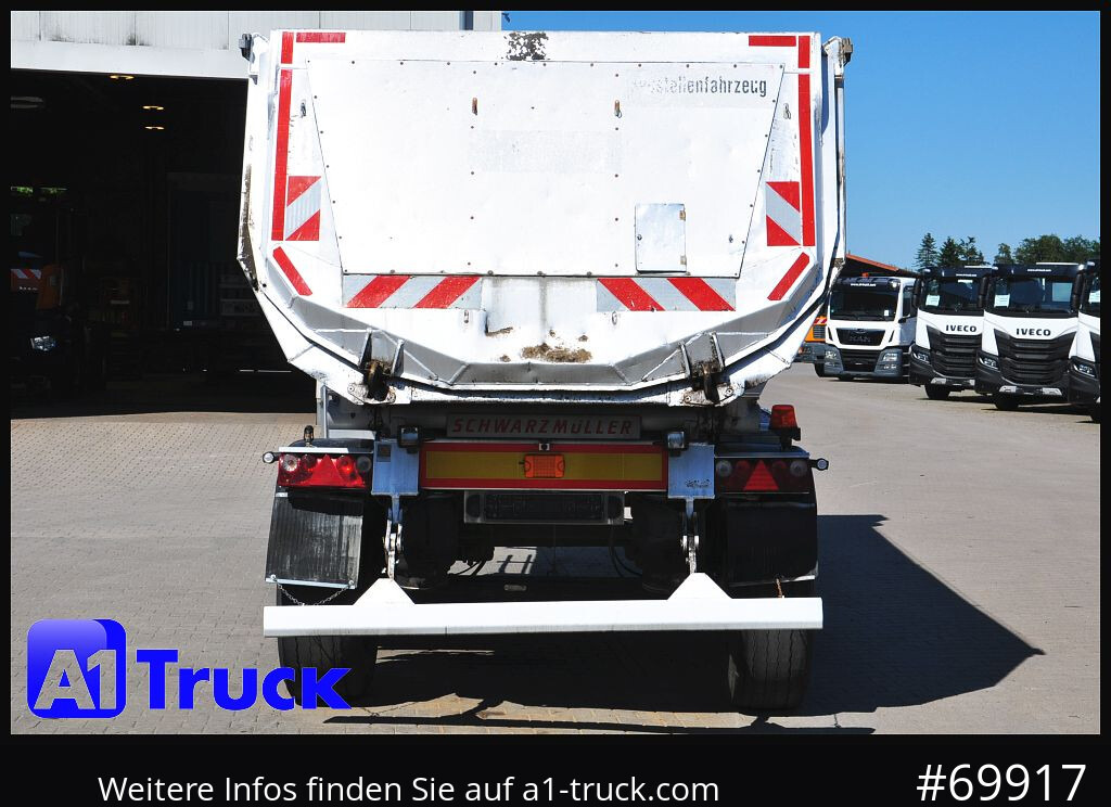 Semi-reboque basculante SCHWARZMUELLER Alu, Isoliert,Lift, 4450Kg.