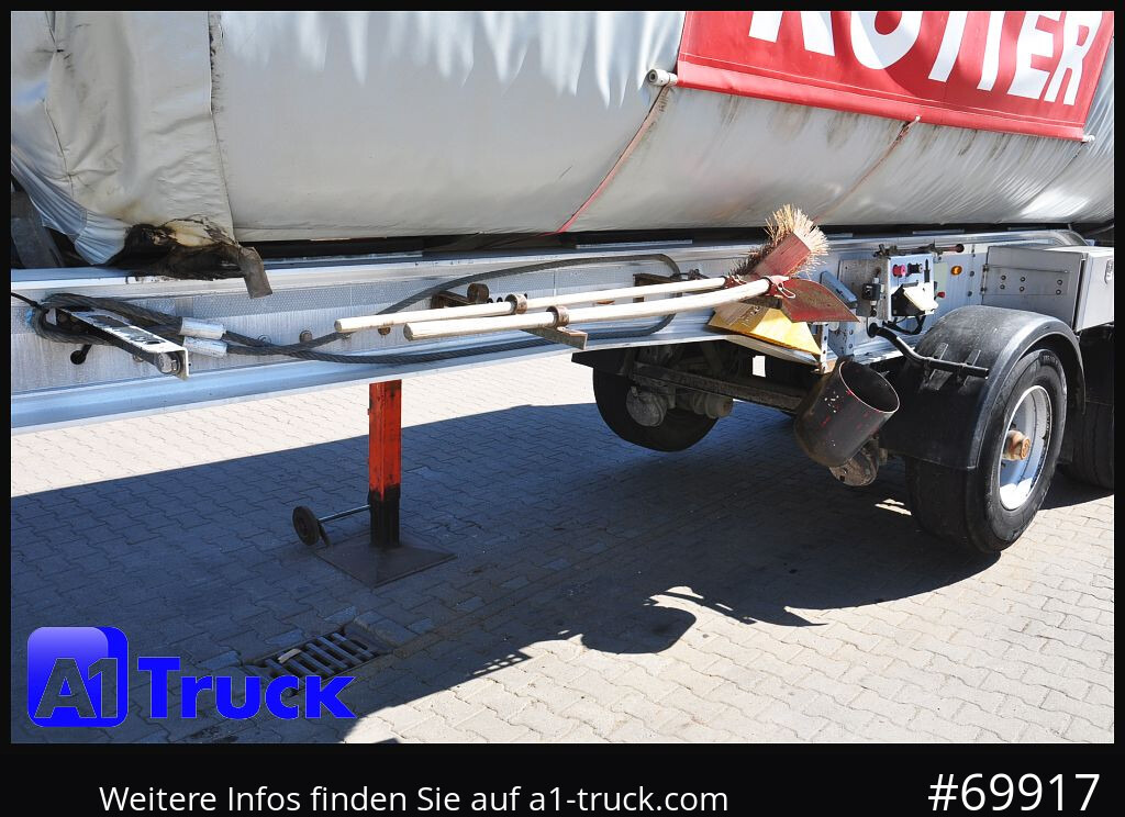 Semi-reboque basculante SCHWARZMUELLER Alu, Isoliert,Lift, 4450Kg.