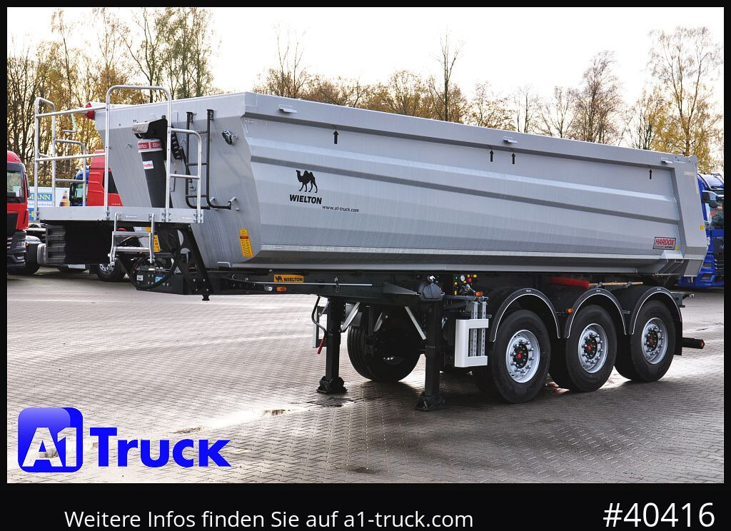 Semi-reboque basculante WIELTON Wielton 26m³ Strong Master Stahl