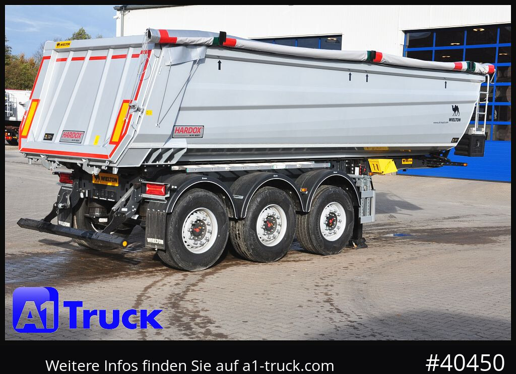 Semi-reboque basculante WIELTON Wielton 26m³ Strong Master Stahl