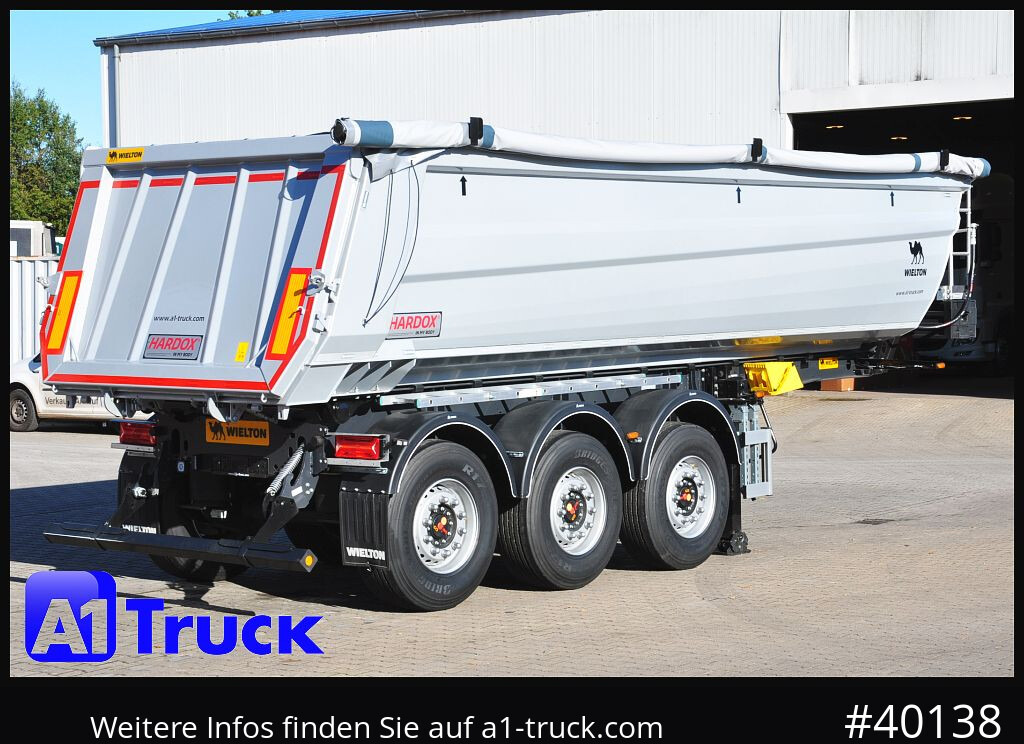 Semi-reboque basculante WIELTON Wielton 26m³ Strong Master Stahl