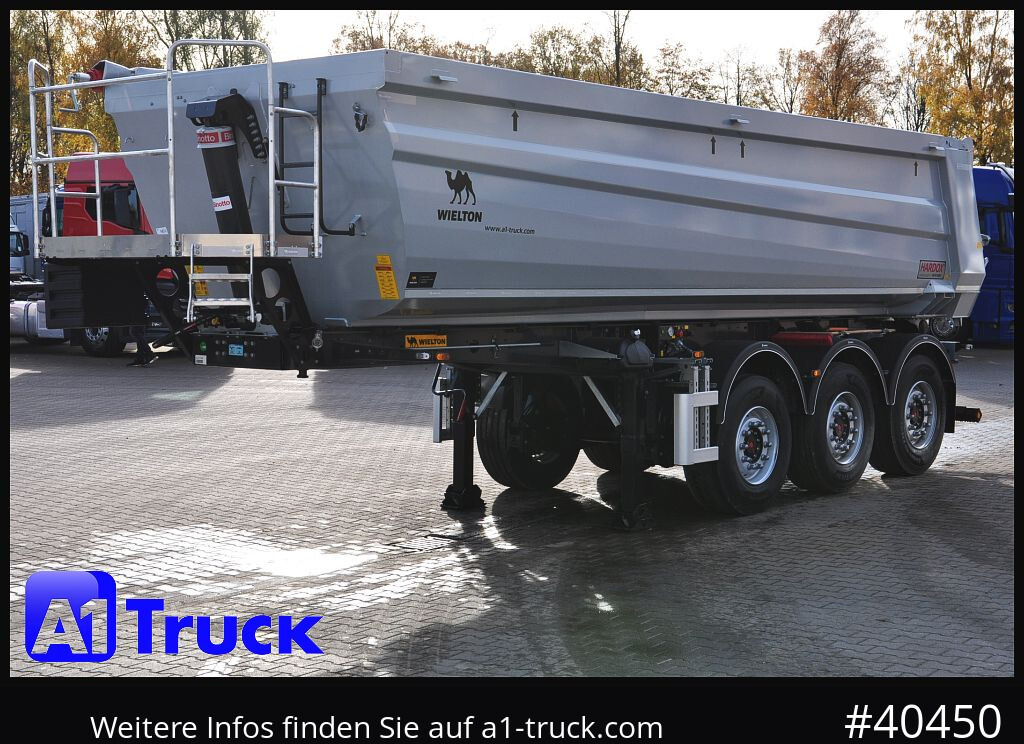 Semi-reboque basculante WIELTON Wielton 26m³ Strong Master Stahl