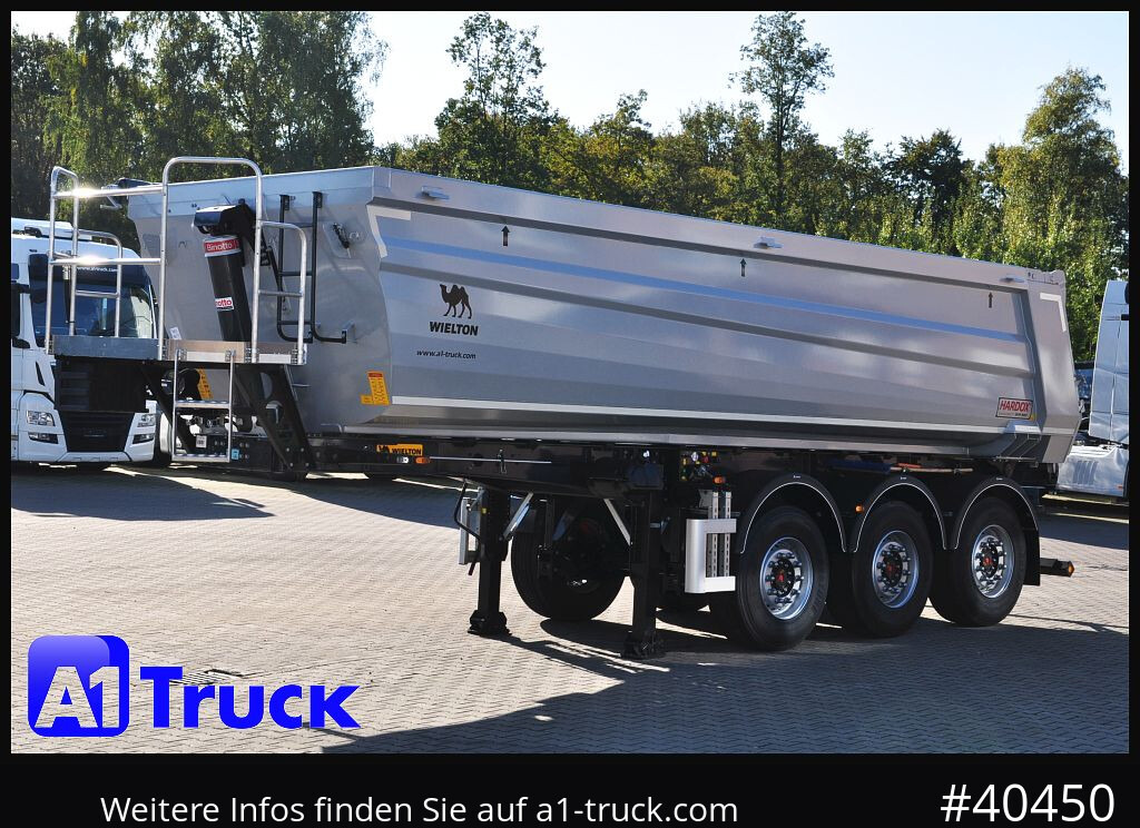 Semi-reboque basculante WIELTON Wielton 26m³ Strong Master Stahl